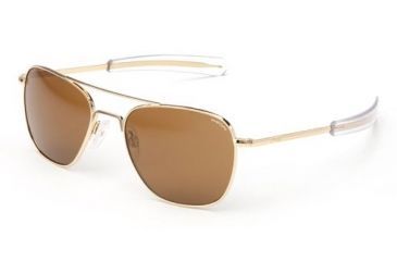 Image of Randolph Aviator 23K Gold Frame, Tan Glass Lens, 23K Gold Frame, 52MM AF21612
