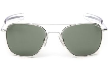 Image of Randolph Aviator Sunglasses, Matte Chrome Frame, Agx Lens, AF039