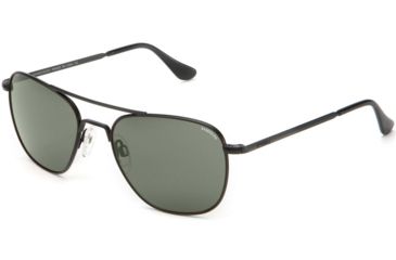 Image of Randolph Aviator Sunglasses, Matte Black Frame, Agx Lens, AF111