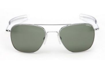 Image of Randolph Aviator Bright Chrome Frame, Agx Glass Lens, Bright Chrome Frame, 55MM AF53614