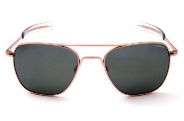 Image of Randolph Aviator Progressive Prescription Sunglasses, Rose Gold Frame, AF55614PR
