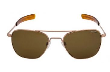 Image of Randolph Aviator Progressive Prescription Sunglasses, Rose Gold Satin Frame, Polarized, AF5Z632PR