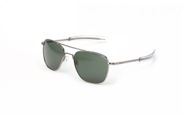 Image of Randolph Aviator Progressive Prescription Sunglasses, Gun Metal Frame, AF5R614PR