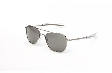 Image of Randolph Aviator Progressive Prescription Sunglasses, Gun Metal Frame, AF8R611PR
