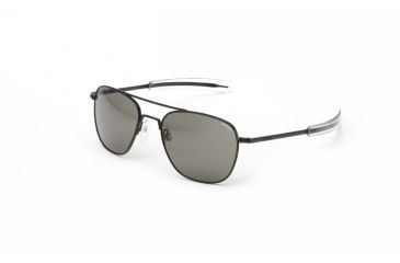 Image of Randolph Aviator Progressive Prescription Sunglasses, Matte Black Frame, AF52611PR