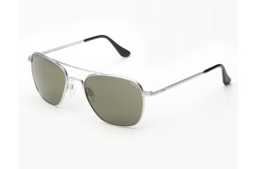 Image of Randolph Aviator Progressive Prescription Sunglasses, Matte Chrome Frame, Polarized, AF54434PR