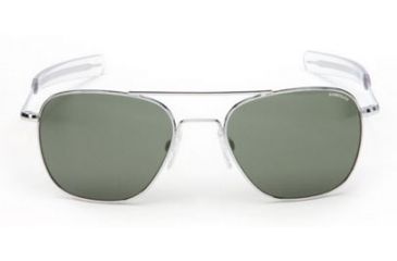 Image of Randolph Aviator Progressive Prescription Sunglasses, White Gold Frame, Polarized, AF5G664PR