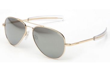 Image of Randolph Concorde 23K Gold Frame, Gray Flash Mirror Glass Lens, 23K Gold Frame, 57MM CR71663