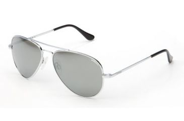 Image of Randolph Concorde Bright Chrome Frame, Gray Flash Mirror Glass Lens, Bright Chrome Frame, 57MM CR73463