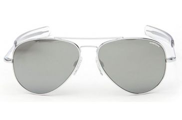 Image of Randolph Concorde Bright Chrome Frame, Gray Flash Mirror Glass Lens, Bright Chrome Frame, 57MM CR73663