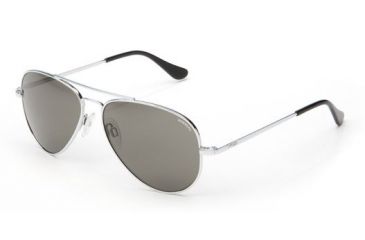 Image of Randolph Concorde Bright Chrome Frame, Gray Polarized Glass Lens, Bright Chrome Frame, 57MM CR73434