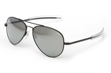 Image of Randolph Concorde Matte Black Frame, Gray Flash Mirror Glass Lens, Matte Black Frame, 61MM CR12663