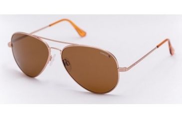 Image of Randolph Concorde Progressive Prescription Sunglasses, Rose Gold Satin Frame, Polarized, CR1Z432PR