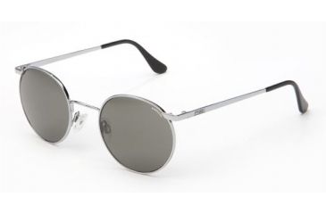 Image of Randolph P-3 Bright Chrome Frame, Gray Polarized Glass Lens, Bright Chrome Frame, 49/23MM P3P3434