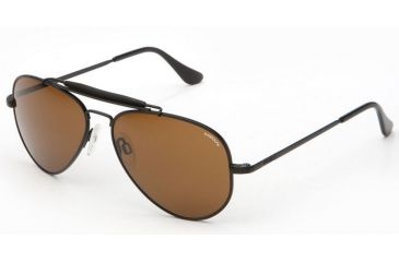 Image of Randolph Sportsman Matte Black Frame, Tan PC Lens, Matte Black Frame, 57MM SP72412-PC