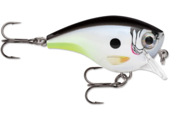 Image of Rapala BX Brat, Crankbait Hard Flash, Square Bill, 2in, 3/8 oz 3 Ft, 6 Hooks, Hot Dang, BXB03HDG