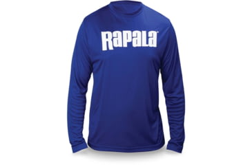 Image of Rapala Core Long Sleeve Shirt, Royal Blue, Extra Large, RCLS9006XL