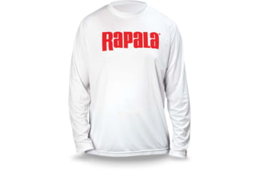Image of Rapala Core Long Sleeve Shirt, White, Large, RCLS9008L