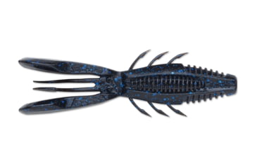 Image of Rapala CrushCity Bronco Bug, 6 Pack, Black Blue Flake, 4in, CCBRB4BKB