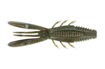 Image of Rapala CrushCity Bronco Bug, 6 Pack, Green Pumpkin Blue, 4in, CCBRB4GPBL