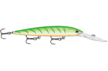 Image of Rapala Down Deep Husky Jerk 12 Lure, Green Tiger UV, DHJ12GTU
