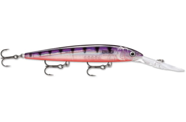 Image of Rapala Down Deep Husky Jerk 14 Lure, Glass Purple Perch, DHJ14GPP