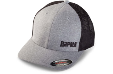 Image of Rapala Flex Fit Cap, Heathered Grey/Black Mesh Left Logo, RFFC200