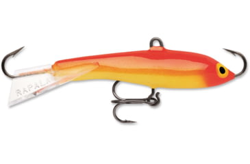 Image of Rapala Jigging Rap 02 Lure, Gold Fluorescent Red, W2GFR