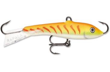 Image of Rapala Jigging Rap 02 Lure, Orange Tiger UV, W2OTU