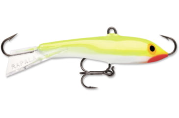 Image of Rapala Jigging Rap 02 Lure, Silver Fluorescent Chartreuse, W2SFC