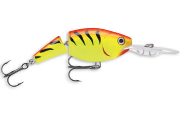 Image of Rapala Jointed Shad Rap Crankbait, Floating, Hot Tiger, 2in, 1/4oz, JSR05HT
