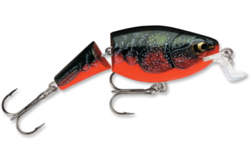 Image of Rapala Jointed Shallow Shad Rap Crankbait, 2ft, 1/4oz, Suspending, Red Crawdad, JSSR05RCW