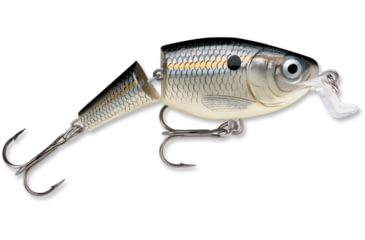 Image of Rapala Jointed Shallow Shad Rap Crankbait, 2ft, 1/4oz, Suspending, Silver Shad, JSSR05SSD
