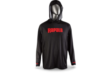 Image of Rapala Performance Hood, Pattern Black Red, 3XL, RPH013XL