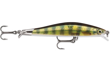 Image of Rapala RipStop 9 Floating-Diving, 3-1/2in, 1/4oz, 3-4Feet, 6 - 7 Trebles, Live Perch, RPS09PEL