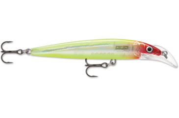 Image of Rapala Scatter Rap Deep Husky Jerk 10, Glass Clown, 4in, 3/8oz., SCRDHJ10GCL