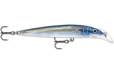 Image of Rapala Scatter Rap Deep Husky Jerk 10, Helsinki Ghost, 4in, 3/8oz., SCRDHJ10HGH