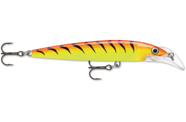 Image of Rapala Scatter Rap Deep Husky Jerk 10, Hot Tiger, 4in, 3/8oz., SCRDHJ10HT