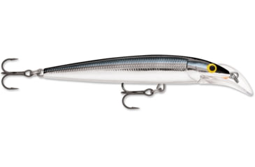 Image of Rapala Scatter Rap Deep Husky Jerk 10, Silver, 4in, 3/8oz., SCRDHJ10S