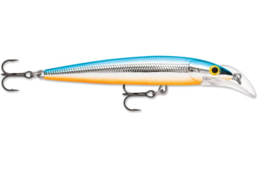 Image of Rapala Scatter Rap Deep Husky Jerk 10, Silver Blue, 4in, 3/8oz., SCRDHJ10SB