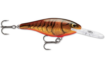 Image of Rapala Shad Rap 05 Lure, Dark Brown Crawdad, SR05DCW