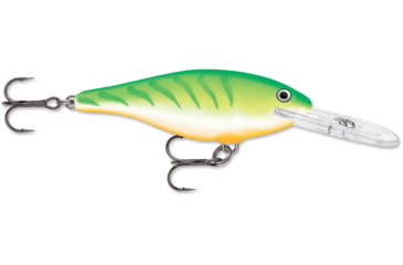 Image of Rapala Shad Rap 05 Lure, Green Tiger UV, SR05GTU