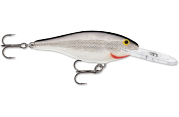 Image of Rapala Shad Rap Crankbait, 2in, 3/16 oz, Floating, Silver, SR05S