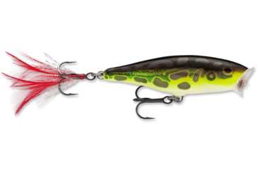 Image of Rapala Skitter Pop 05 Lure, Lime Frog, SP05LF