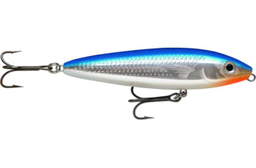 Image of Rapala Skitter Walk Topwater Lure, Floating, Blue Mullet, 7/16oz, 3 1/8in, SW08BMU