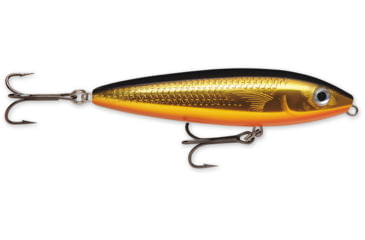 Image of Rapala Skitter Walk Topwater Lure, Floating, Gold Mullet, 7/16oz, 3 1/8in, SW08GMU