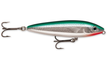 Image of Rapala Skitter Walk Topwater Lure, Floating, Green Mullet, 7/16oz, 3 1/8in, SW08GRMU