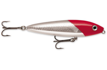 Image of Rapala Skitter Walk Topwater Lure, Floating, Red Head, 7/16oz, 3 1/8in, SW08RH
