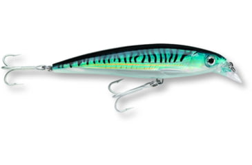 Image of Rapala X-Rap Saltwater 10 Slashbait, 4", 7/16 oz, Silver Blue Mackerel, Suspending, SXR10SBM