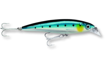 Image of Rapala X-Rap Saltwater 8 Slashbait, 3 1/8", 1/4 oz, Blue Sardine, Suspending, SXR08BSRD